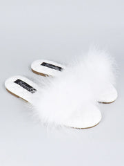 Maxim Feather Flat Sandal