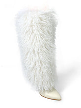 Kiki Pointed Toe Fluffy Boot