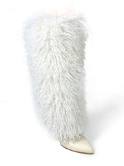 Kiki Pointed Toe Fluffy Boot