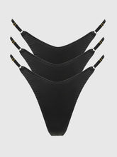 Rising Star Liquid Satin Thong 3 Pack