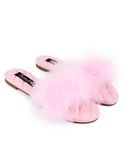 Maxim Feather Flat Sandal