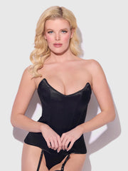 Iconic Satin Scoop Neck Corset