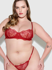 Melrose Embroidered Unlined Bra