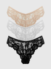 Jessica Lace Tanga 3 Pack