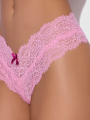 Lulu Lace V Front G-String