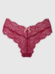 Lulu Lace V Front G-String
