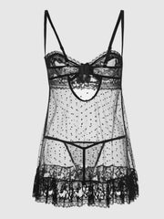 Riley Lace Babydoll Set