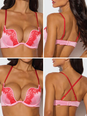 Starlette Liquid Satin & Lace Balconette Bra