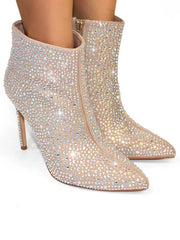 Izara Rhinestone Ankle Boots