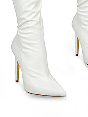 Gisele Stretchy Overknee Heeled Boots