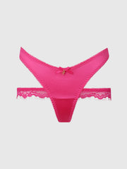 Neev Lace & Oilslick Strappy Back Tanga
