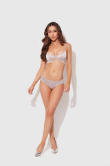 Neev Oil Slick Logo Longline Bra