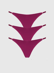 Bailey Stretch Cotton Thong 3 Pack
