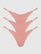Bailey Stretch Cotton Thong 3 Pack