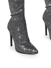 Gisele Stretchy Overknee Heeled Boots