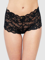 Mabel Crotchless Lace Up Back Cheeky 3 Pack