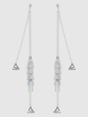 Ziggy Rhinestone Fringe Bra Straps