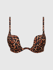 Rising Star Swirl Plunge Push Up Bra