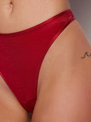 Vivienne Crotchless Mesh Thong