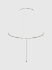 Ziggy Rhinestone Dangle V-Neck Bra