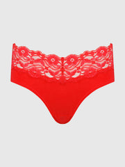 Bridget Cotton & Lace Hipster