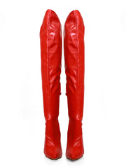 Gisele Stretchy Overknee Heeled Boots