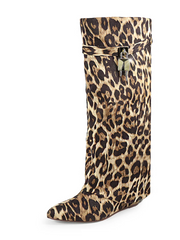 Maria Drape Over Knee Wedge Boots