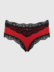 Jenna Micro & V-Front Lace Hipster