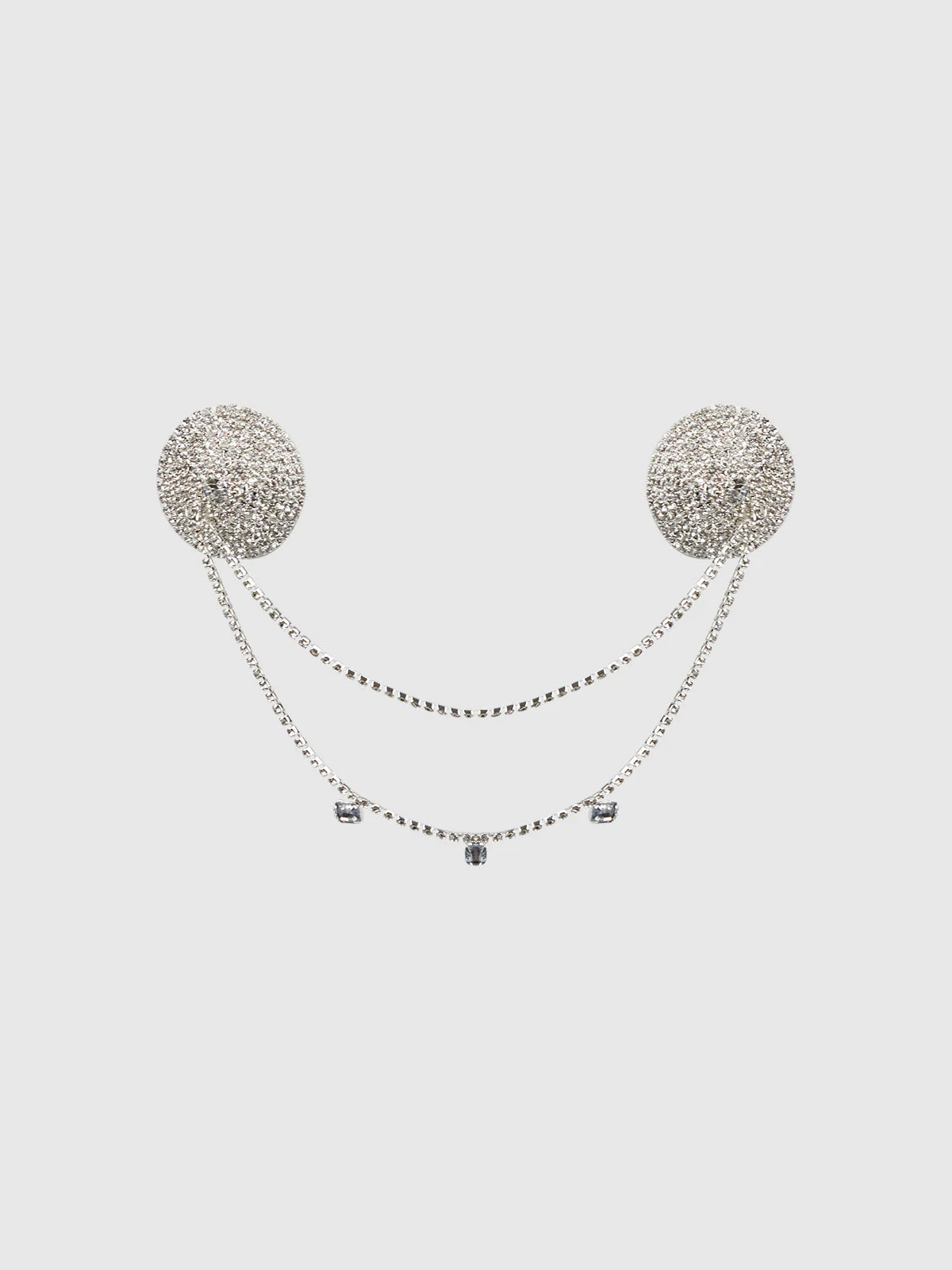 Ziggy Rhinestone Draped Cone Pasties