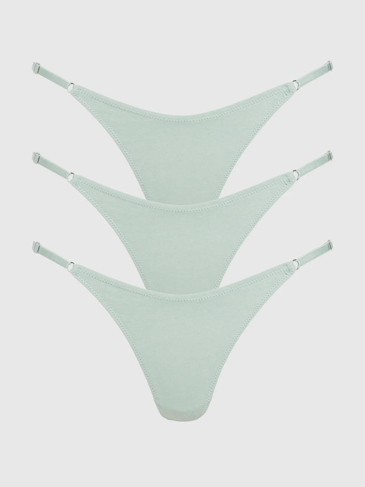 Bailey Stretch Cotton Thong 3 Pack