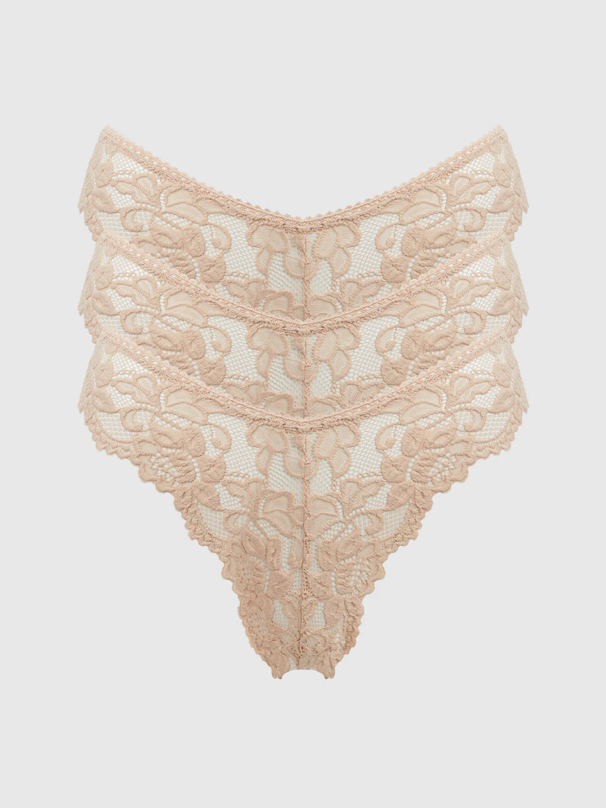 Jessica Lace Tanga 3 Pack