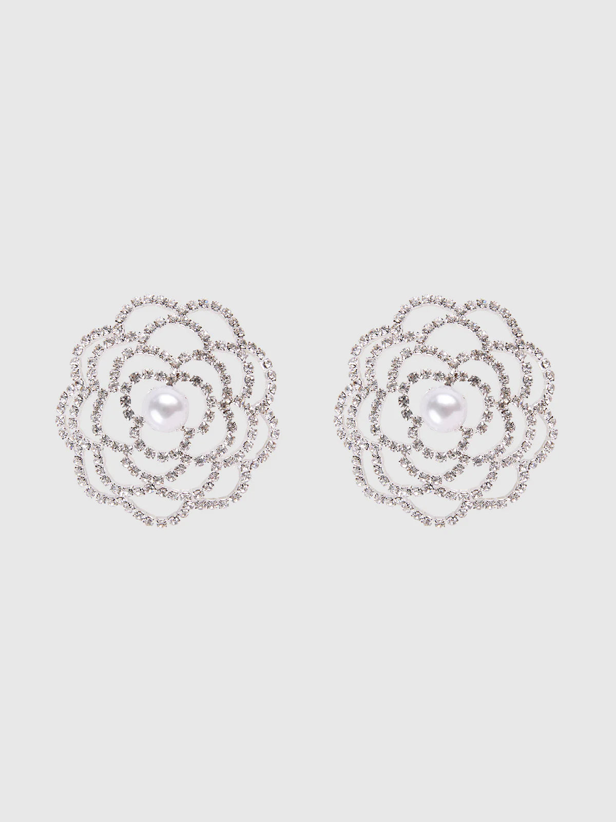 Rhinestone & Pearl Floral Pasties
