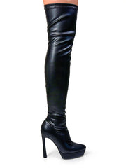 Jadore Stretchy Thigh High Boots
