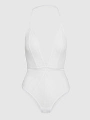 Saffron Floral Lace Teddy
