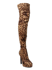 Jadore Stretchy Thigh High Boots