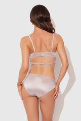 Neev Oil Slick Logo Longline Bra