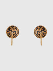 Leopard & Gold Chain Round Tassel Pasties