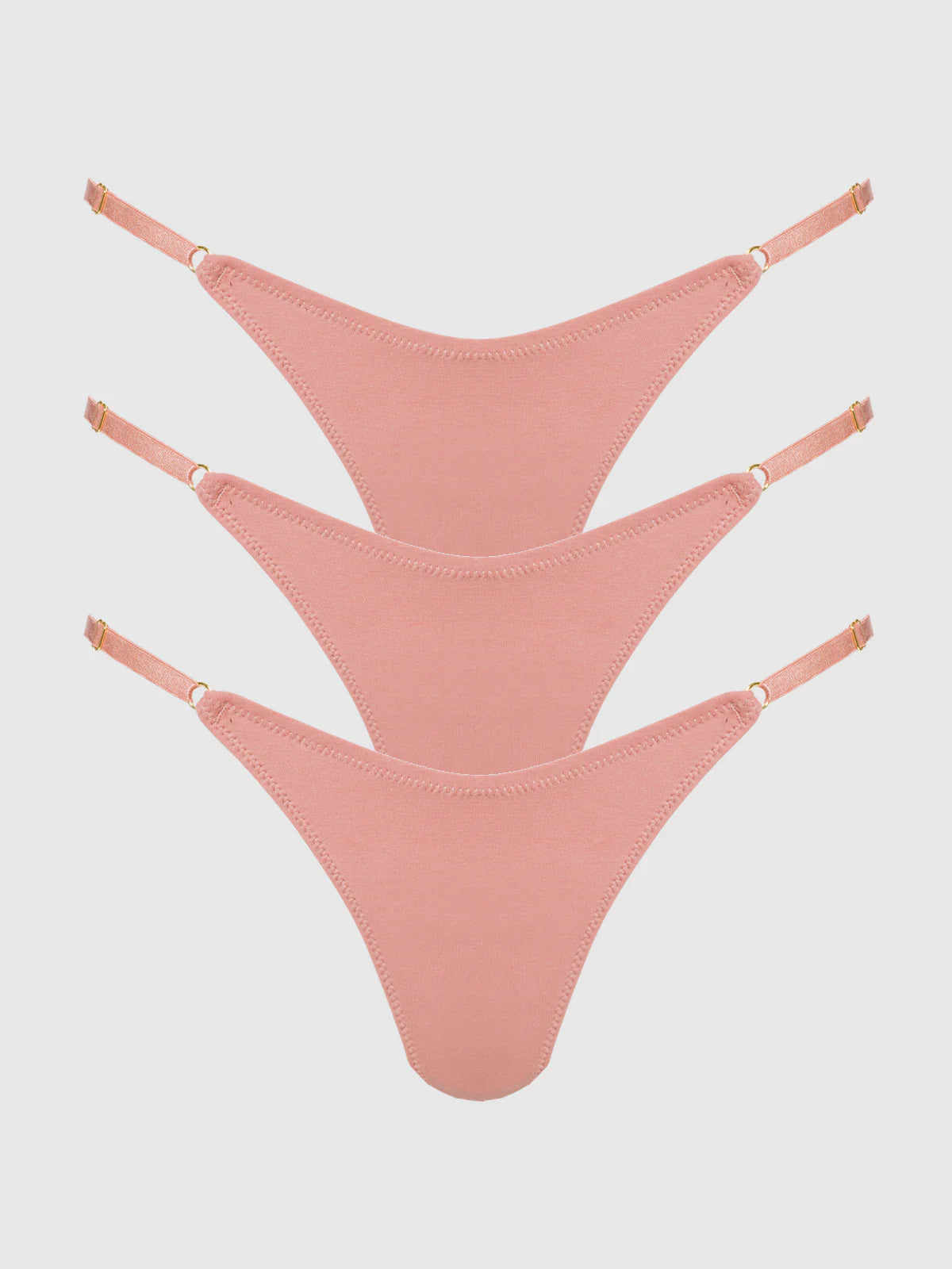 Bailey Stretch Cotton Thong 3 Pack