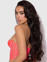 Wren Embroidered Tulip Demi Bustier