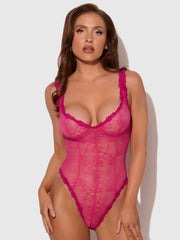 Pia Lace Wireless & Seamed Bodysuit