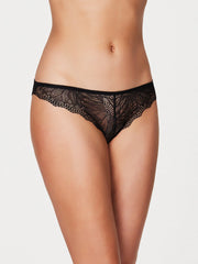 Saffron Floral Lace Thong