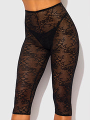 Pia Lace Capri Legging Tights