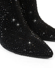 Izara Rhinestone Ankle Boots