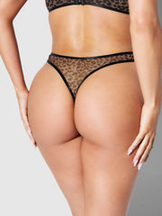 Vivienne Crotchless Mesh Thong