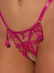 Venus Lace Crotchless & Pearl G-String