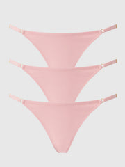 Bailey Stretch Cotton Thong 3 Pack